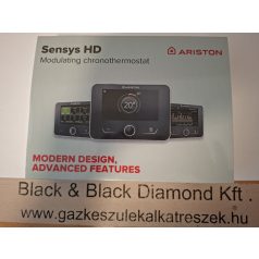 Sensys HD modulációs termosztát fekete színű