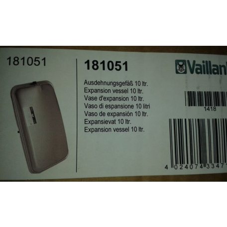Vaillant Ecotech  kondenzációs  tágulási tartály 10 l.       használt     (bevizsgált)