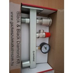   EVP-XF35M Tágulási tartály tartó konzol 3/4" biztonsági szeleppel, nyomásmérővel, légtelenítővel
